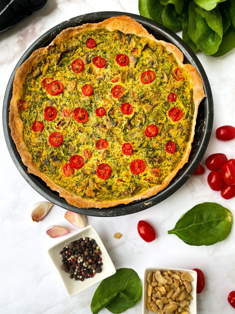 Vegānais sāļais pīrāgs